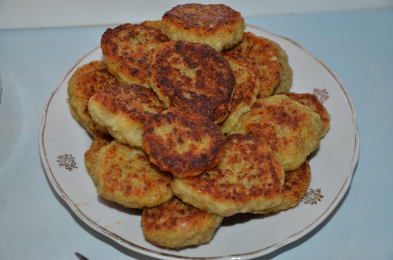 С утра - котлетки рыбные