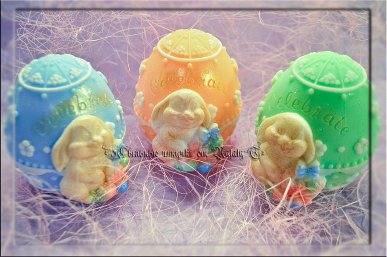 Мыльные подарки на Пасху.