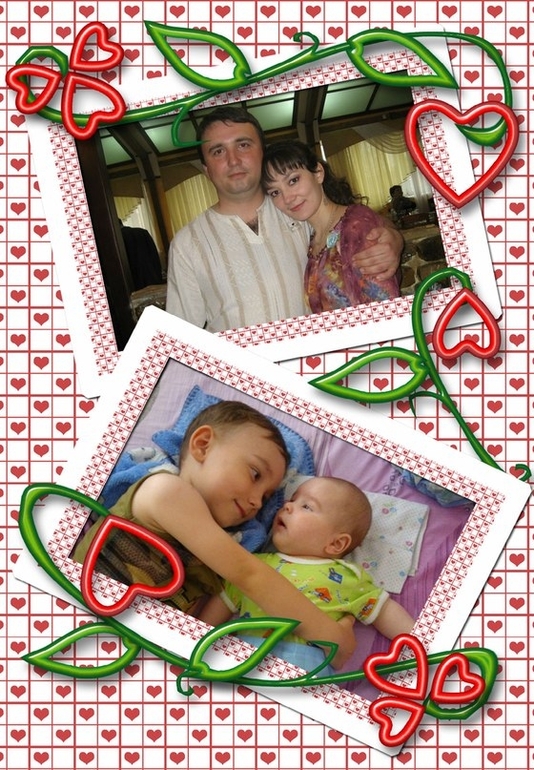 Коллажи на Первый день рождения Эмиля.