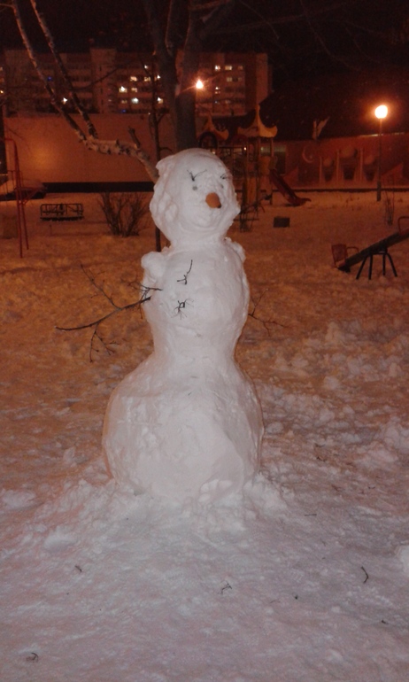 Начало нашей зимы : )