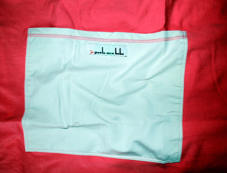 Слинг-шарф jpmbb трикотаж цвет бубль-гум экрю