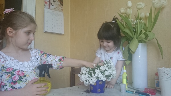 Весенний флешмоб. 1 мая. Сеем семена.