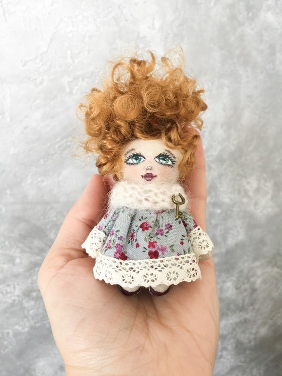 doll brooch jewelry doll Paris Doll brooch, Yarn dolls, Fairy dolls