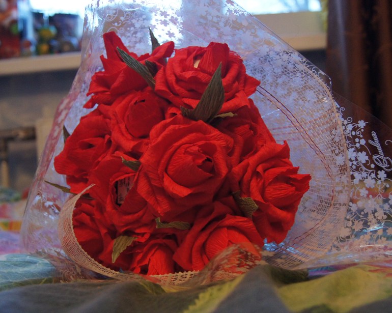 еще букетик) 11 роз)