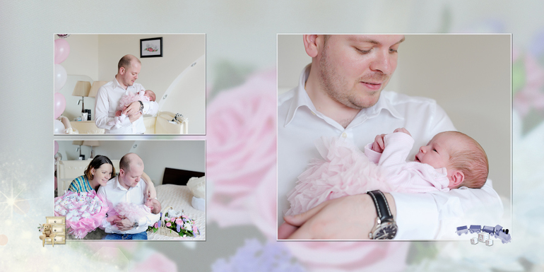 Фотокнига с выписки Катюши.