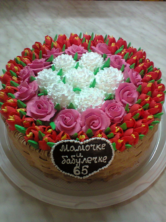 Корзинка с цветами