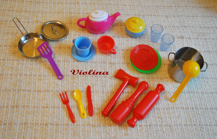 Наши игрушки для ролевых игр (для детей от 2-3 лет)