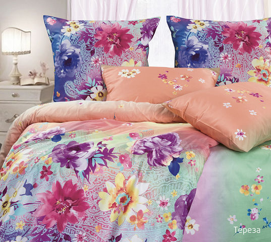 САТИН КУПОННЫЙ РОМАНТИКА 100% ХЛОПОК п-во г.Москва