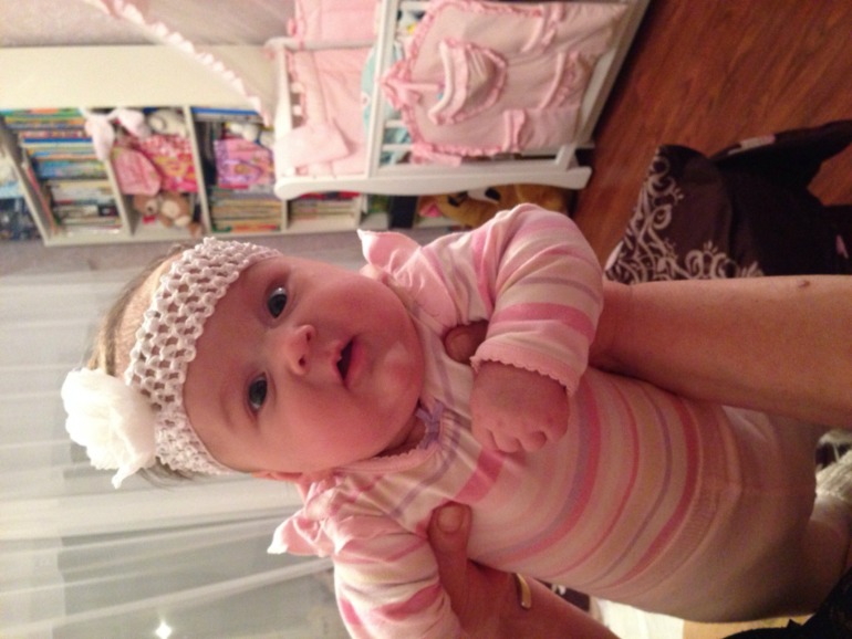 Моей доченьке 3 месяца)