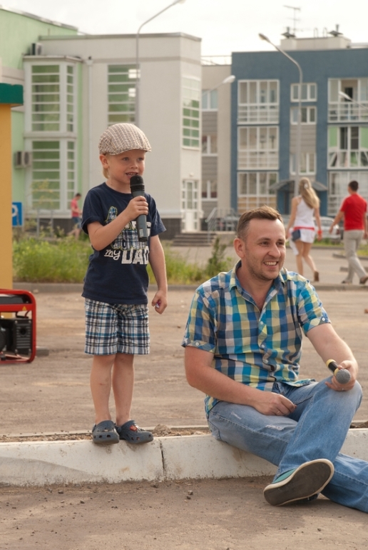 День защиты  детей в нашем микрорайоне