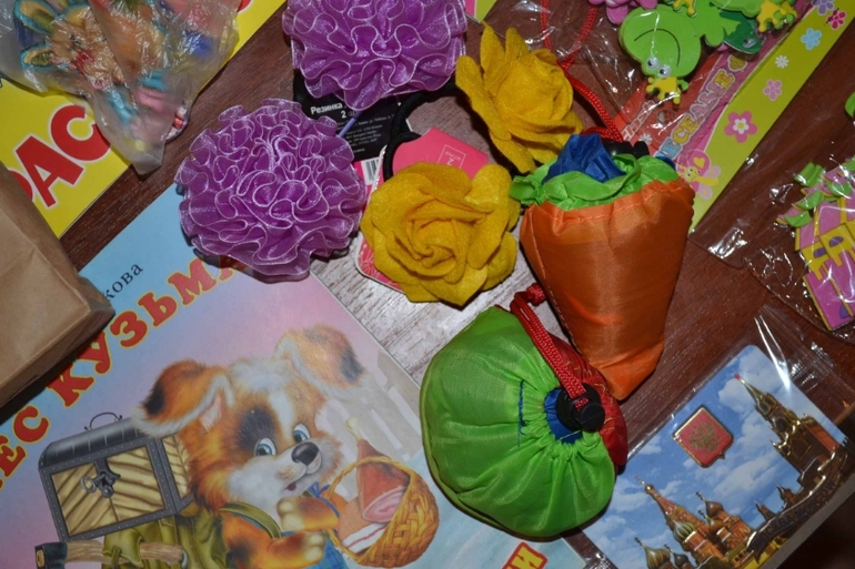 и наша посылочка к 1июня!