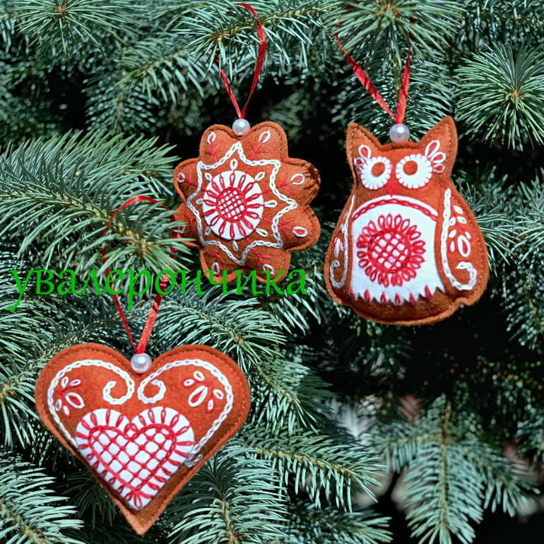 Ёлочные игрушки. Часть 2