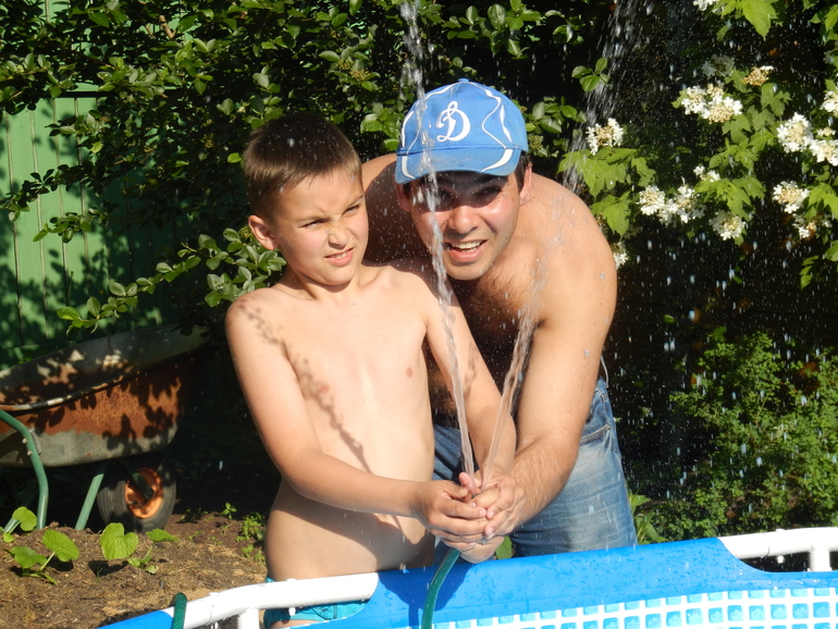 9 лет старшему сыну!!!