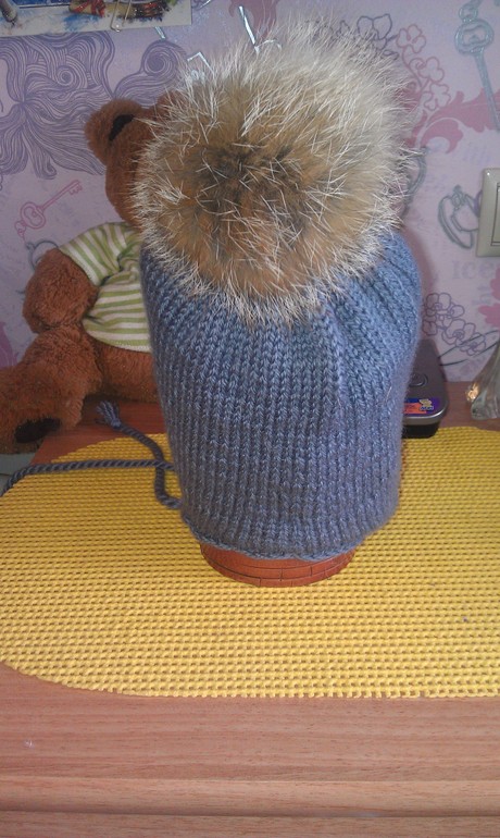 шапочка с шарфиком на заказ