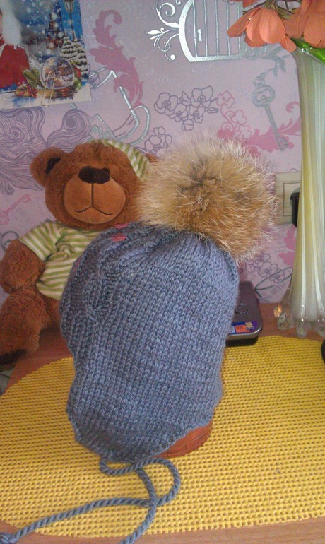 шапочка с шарфиком на заказ