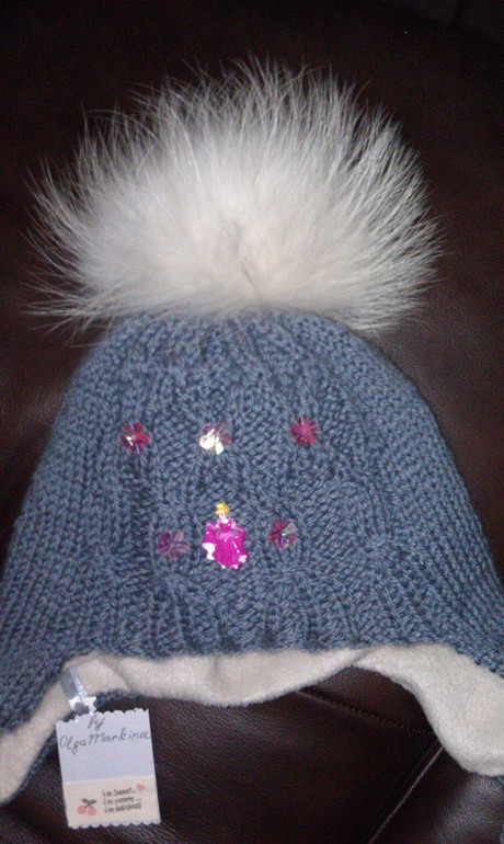 шапочка с шарфиком на заказ