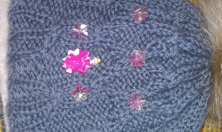 шапочка с шарфиком на заказ