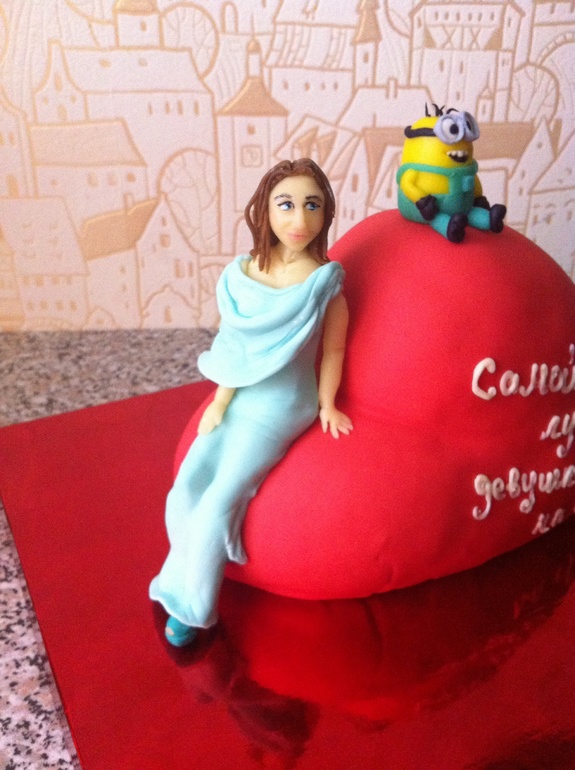 Торт сердце 3 Д