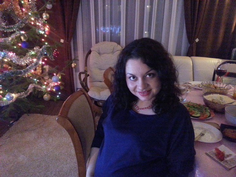 Новогодняя фотосессия почти 36недельного пузяша!