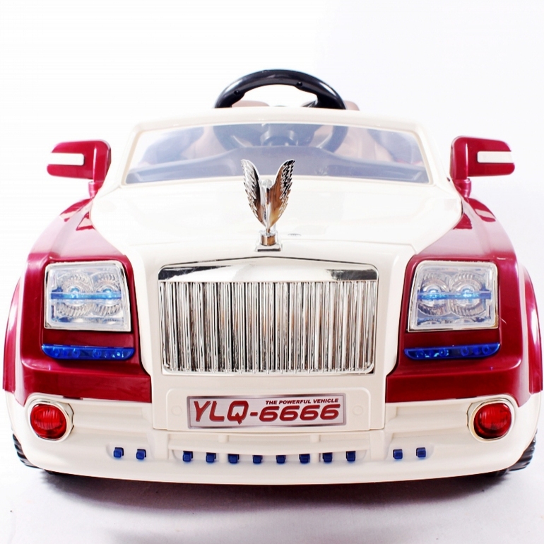 Детский электромобиль Rolls-Royce Ghost 6666: 2 мотора, 7 км/ч, пульт