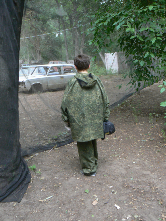 Пейнтбол в подарок сыну))