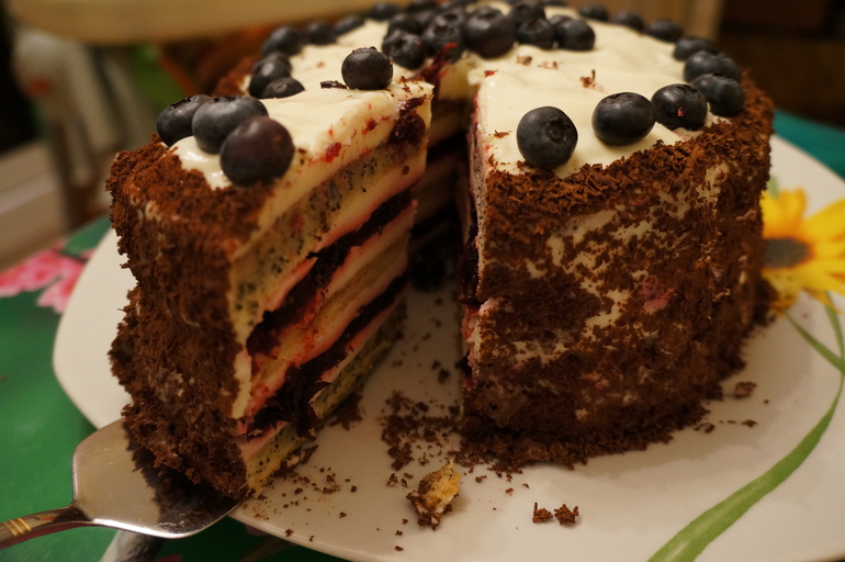 мой первый в жизни торт