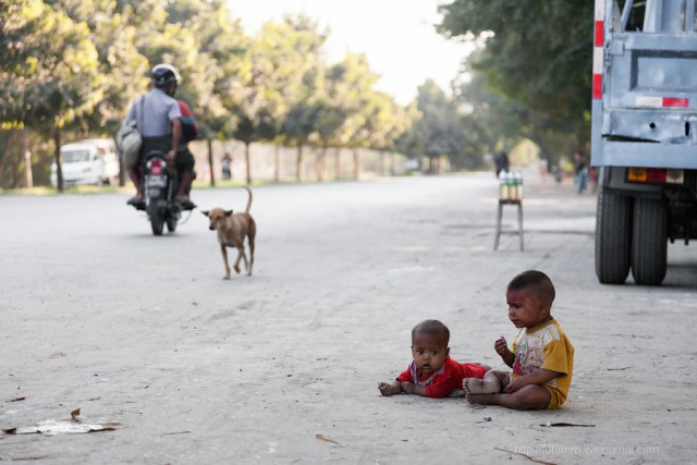 Дети в Бирме