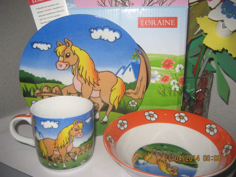 Наборы детской посуды от 225 руб . 25 расцветок. Москва