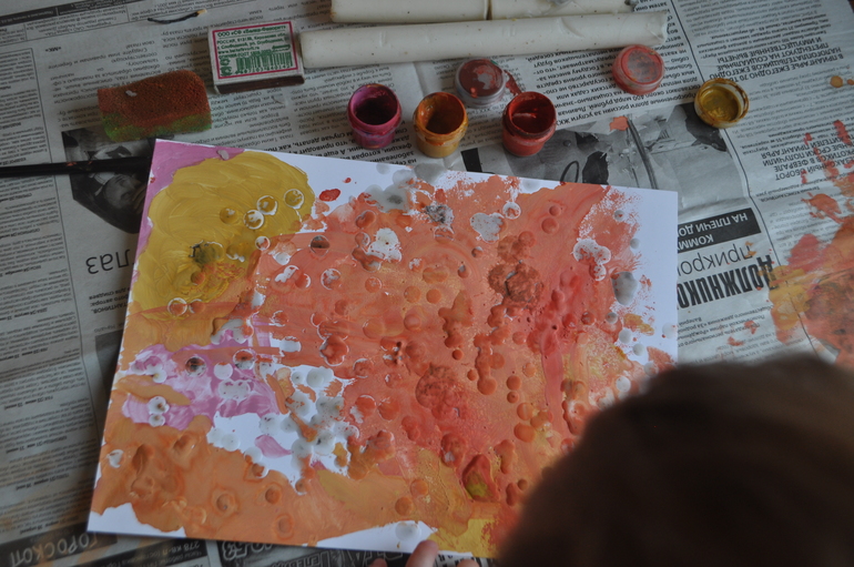 Рисование на воске