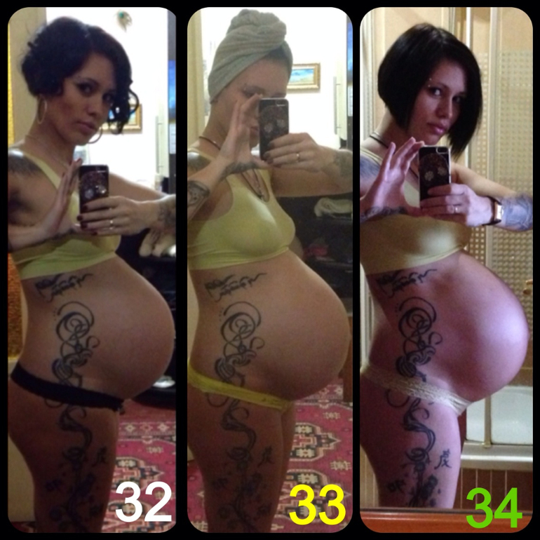 33 и 34 недели... Запоздавшие отчеты )))