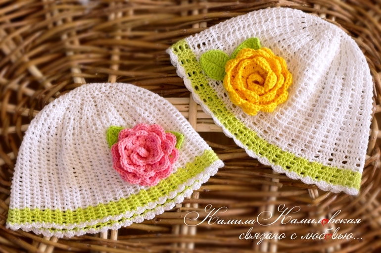 Летние шляпки и шапочки